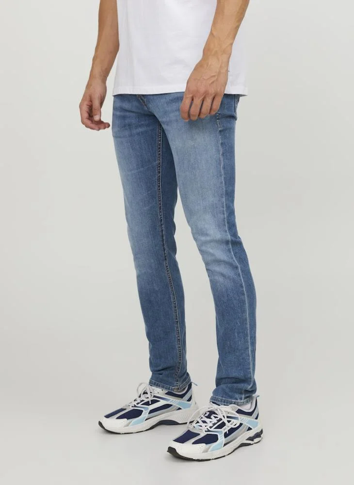Mid Washed Slim Fit Jeans